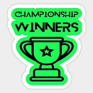 Sports - Championship Winners Sticker